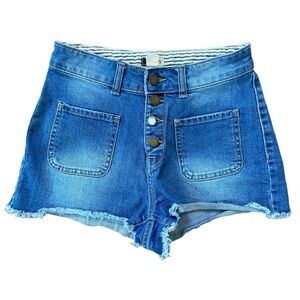 Roxy High Waisted Jean Shorts, Women’s Size 27